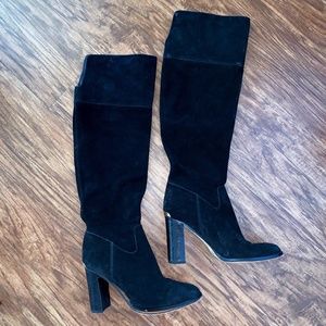Michael KORs black suede boots